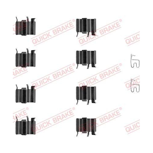 QUICK BRAKE Zubeh&ouml;rsatz, Scheibenbremsbelag