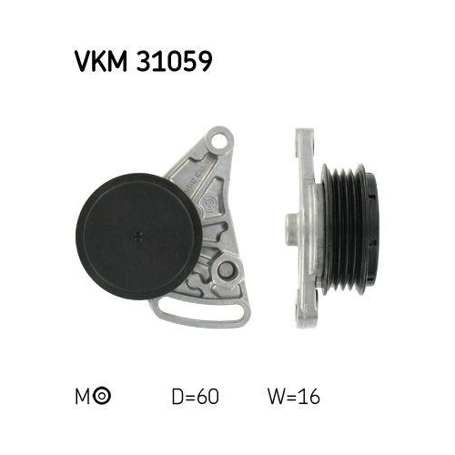 SKF Riemenspanner, Keilrippenriemen