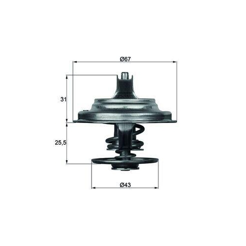 MAHLE Thermostat, K&uuml;hlmittel BEHR