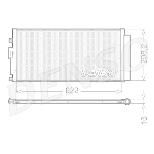DENSO Kondensator, Klimaanlage