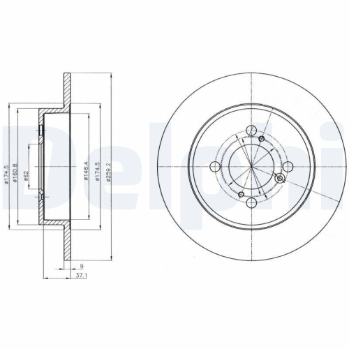 DELPHI Bremsscheibe