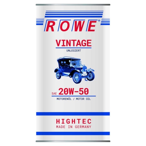 ROWE Motoröl HIGHTEC VINTAGE SAE 20W-50 UNLEGIERT (20218)