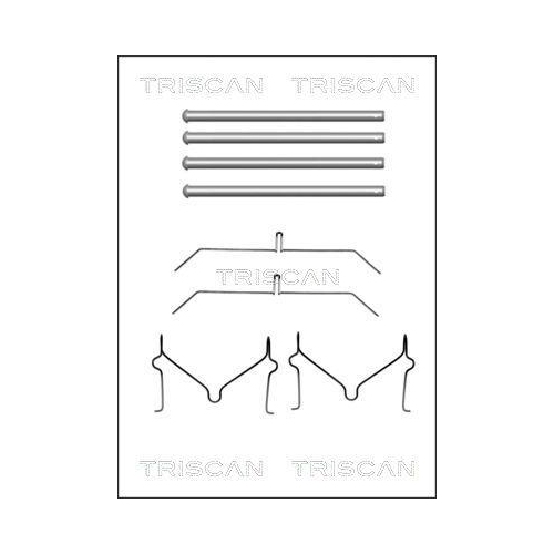 TRISCAN Zubeh&ouml;rsatz, Scheibenbremsbelag