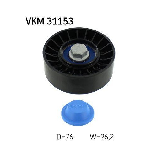 SKF Umlenk-/F&uuml;hrungsrolle, Keilrippenriemen