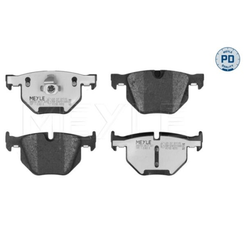 MEYLE Bremsbelagsatz, Scheibenbremse MEYLE-PD: Advanced performance and design.