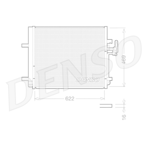 DENSO Kondensator, Klimaanlage