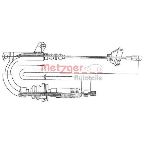 METZGER Seilzug, Feststellbremse