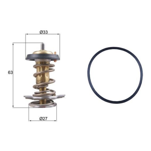 MAHLE Thermostat, Kühlmittel BEHR