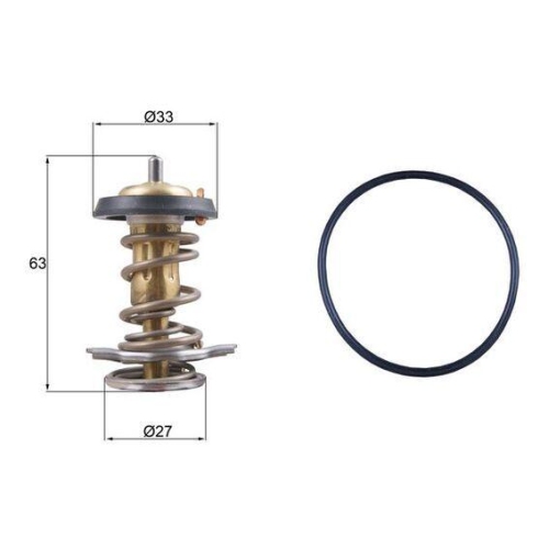 MAHLE Thermostat, K&uuml;hlmittel BEHR