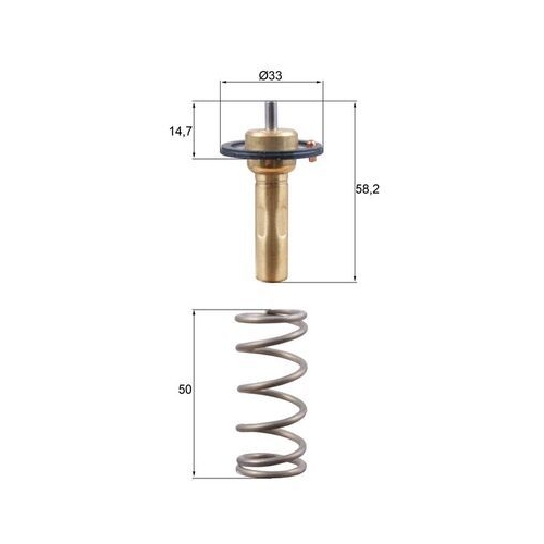 MAHLE Thermostat, Kühlmittel BEHR