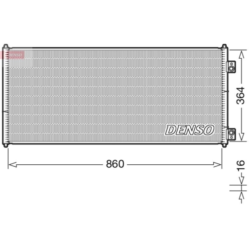 DENSO Kondensator, Klimaanlage