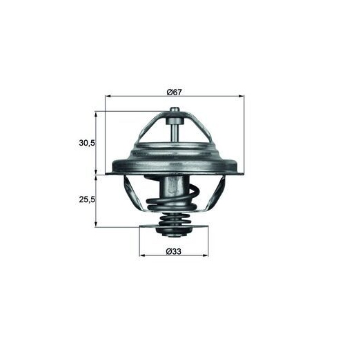 MAHLE Thermostat, Kühlmittel BEHR