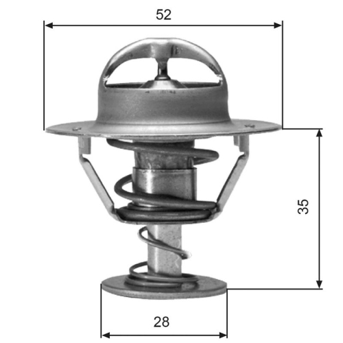 GATES Thermostat, Kühlmittel