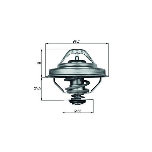 MAHLE Thermostat, Kühlmittel BEHR