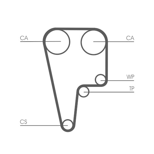 CONTINENTAL CTAM Zahnriemen