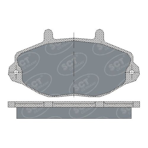 SCT - MANNOL Bremsbelagsatz, Scheibenbremse