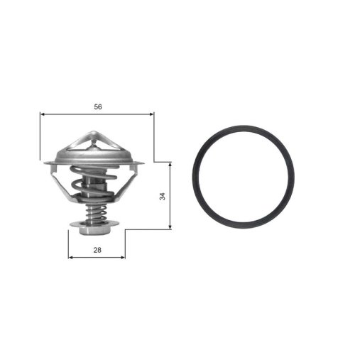 GATES Thermostat, Kühlmittel