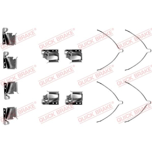 QUICK BRAKE Zubehörsatz, Scheibenbremsbelag