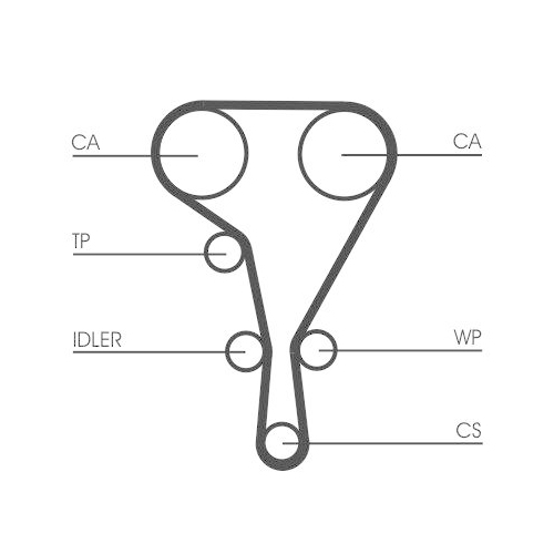 CONTINENTAL CTAM Zahnriemen