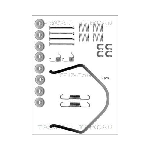 TRISCAN Zubehörsatz, Bremsbacken