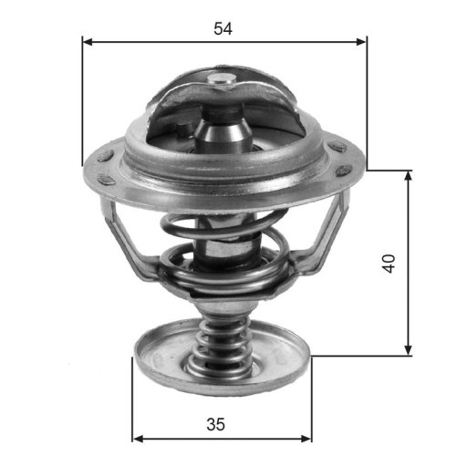 GATES Thermostat, Kühlmittel