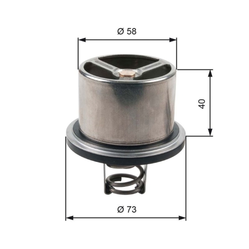 GATES Thermostat, Kühlmittel