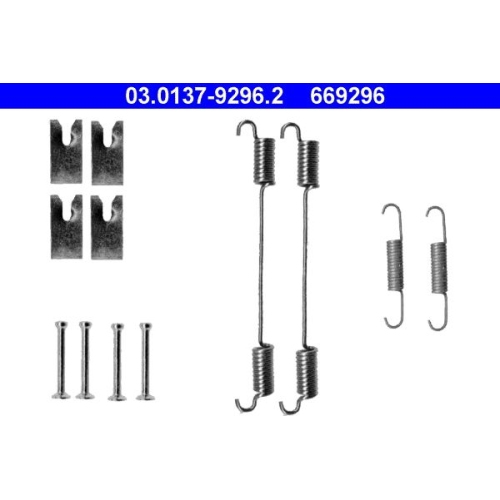ATE Zubehörsatz, Bremsbacken