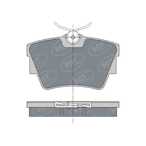 SCT - MANNOL Bremsbelagsatz, Scheibenbremse