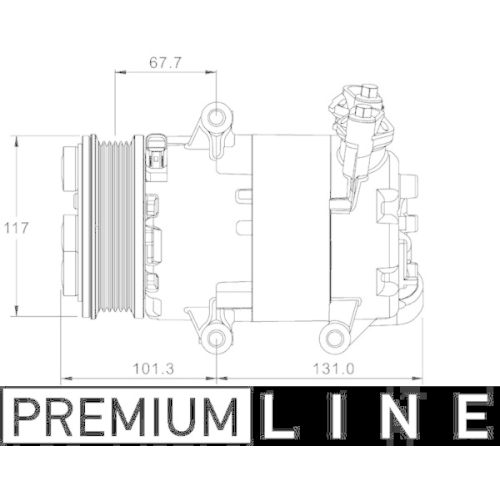 MAHLE Kompressor, Klimaanlage BEHR *** PREMIUM LINE ***