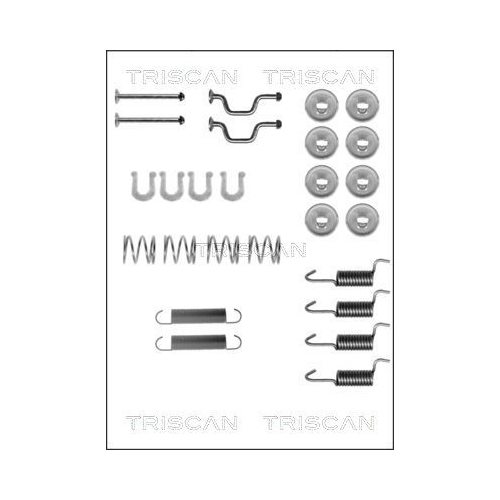 TRISCAN Zubehörsatz, Feststellbremsbacken