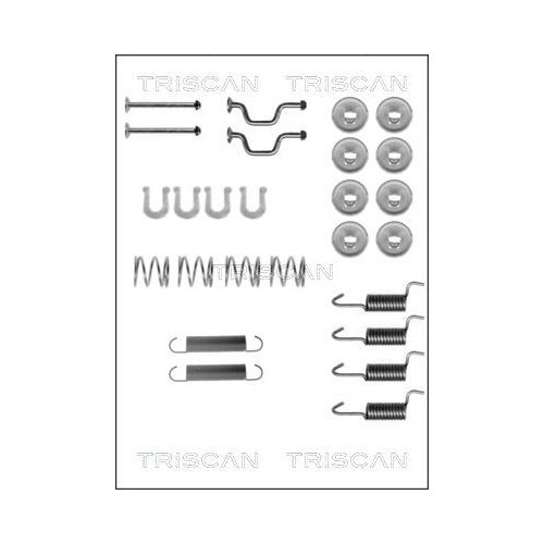 TRISCAN Zubehörsatz, Feststellbremsbacken