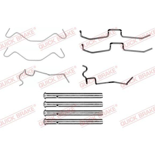 QUICK BRAKE Zubeh&ouml;rsatz, Scheibenbremsbelag