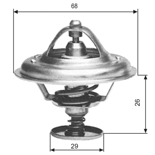 GATES Thermostat, Kühlmittel