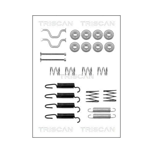 TRISCAN Zubehörsatz, Feststellbremsbacken