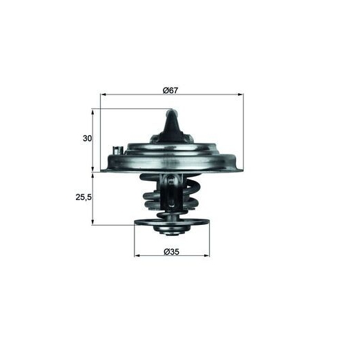 MAHLE Thermostat, Kühlmittel BEHR