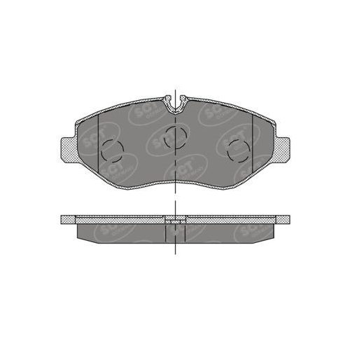 SCT - MANNOL Bremsbelagsatz, Scheibenbremse