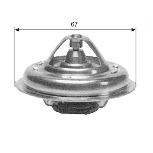 GATES Thermostat, Kühlmittel