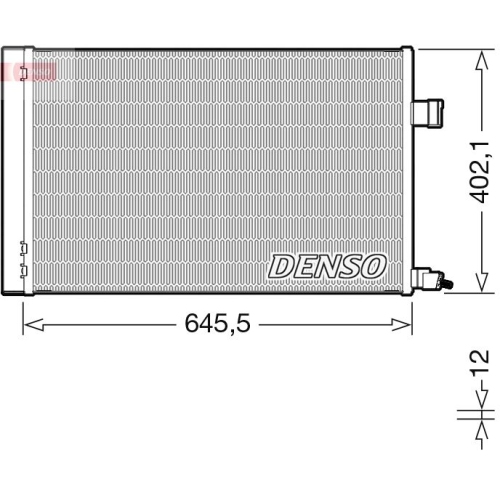 DENSO Kondensator, Klimaanlage