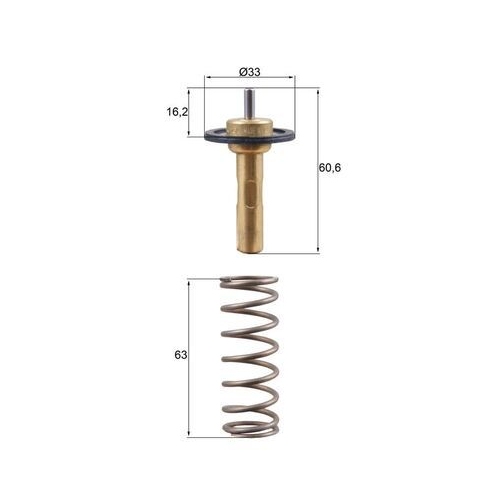 MAHLE Thermostat, Kühlmittel BEHR