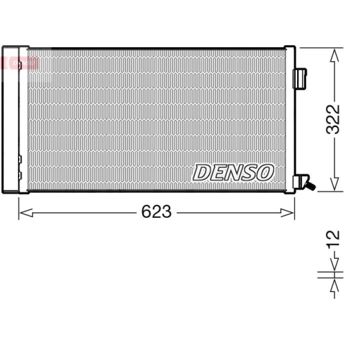 DENSO Kondensator, Klimaanlage