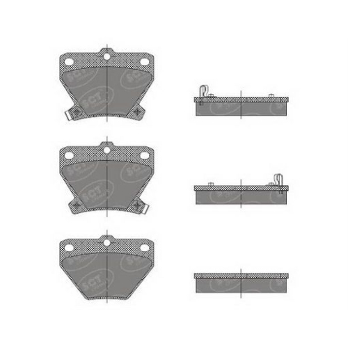 SCT - MANNOL Bremsbelagsatz, Scheibenbremse