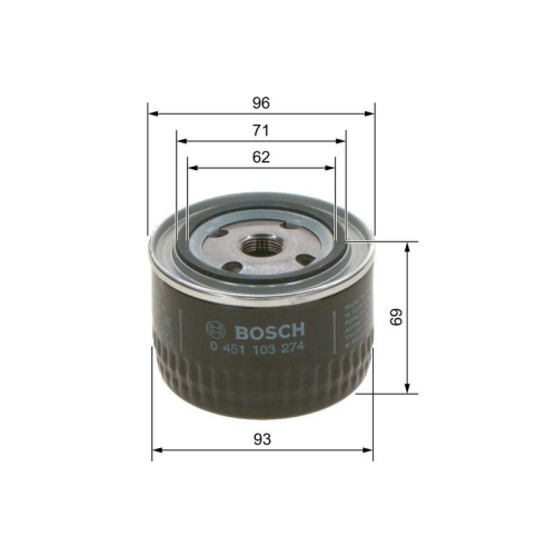 BOSCH Ölfilter