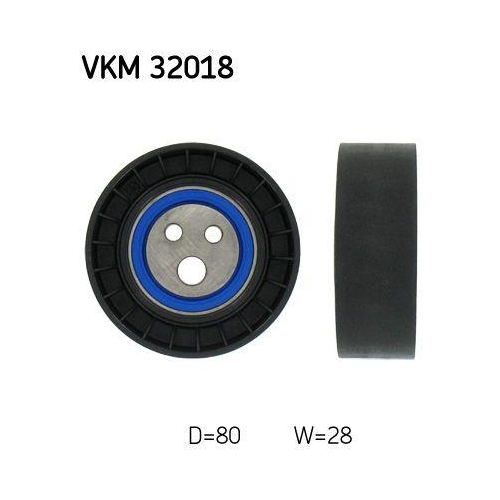 SKF Umlenk-/Führungsrolle, Keilrippenriemen