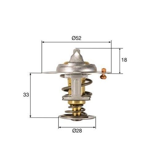 MAHLE Thermostat, K&uuml;hlmittel BEHR