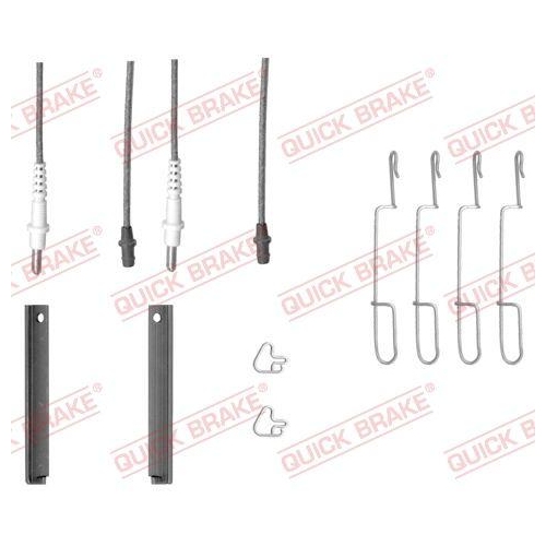 QUICK BRAKE Zubeh&ouml;rsatz, Scheibenbremsbelag