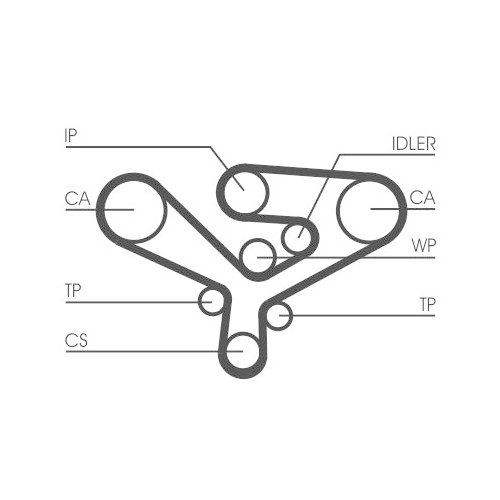 CONTINENTAL CTAM Zahnriemen