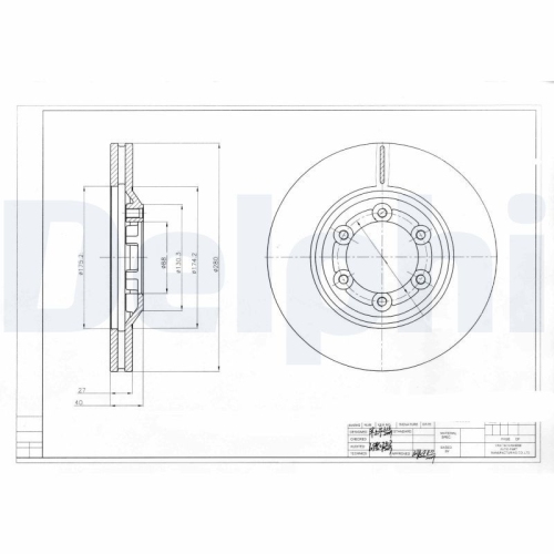 DELPHI Bremsscheibe