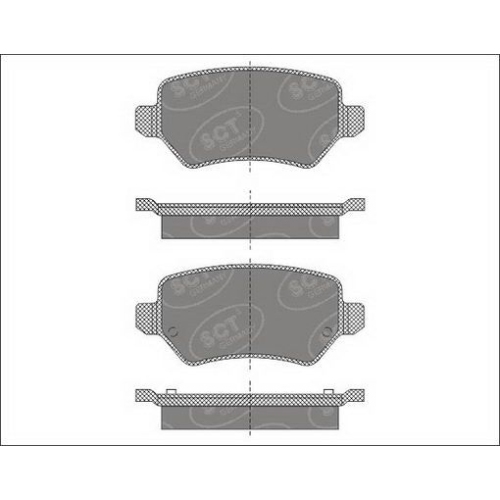 SCT - MANNOL Bremsbelagsatz, Scheibenbremse