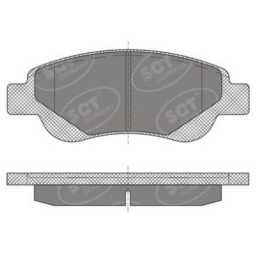 SCT - MANNOL Bremsbelagsatz, Scheibenbremse