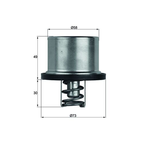 MAHLE Thermostat, Kühlmittel BEHR